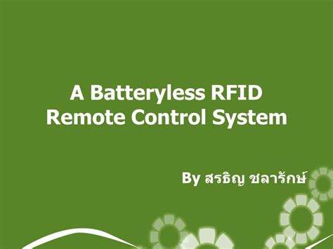 a batteryless rfid remote control system|A Batteryless RFID Remote Control System .